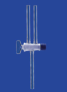 Rubinetto a 2 vie - ø 1.5 - 4 mm - LENZ Laborglas GmbH & Co. KG
