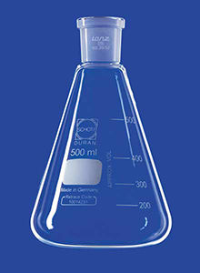 Matraccio Erlenmeyer - 10 - 5 000 ml - LENZ Laborglas GmbH & Co. KG - in vetro borosilicato