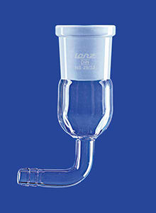Adattatore da laboratorio per vetreria - LENZ Laborglas GmbH & Co. KG - gomito a 90°