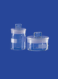 Bottiglia di pesatura - ø 80 x 30 mm - LENZ Laborglas GmbH & Co. KG - in vetro borosilicato