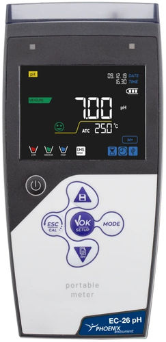 PHmetro portatile - EC-21 pH - Phoenix Instrument GmbH - da laboratorio / con display LCD / con compensazione automatica della temperatura