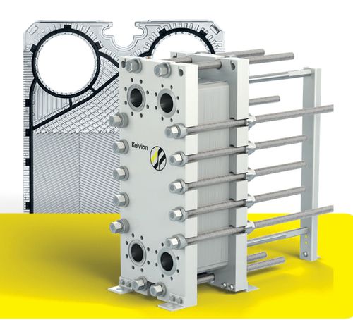 Scambiatore di calore a piastre e guarnizioni - HPL100S - Kelvion Holding GmbH - aria-acqua / in acciaio inossidabile / ad alta pressione