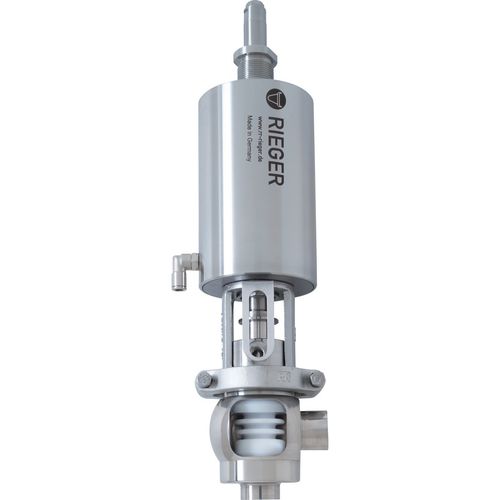 Valvola di sovraflusso a saldare - E8 - Gebr. Rieger GmbH + Co. KG - sanitaria / in acciaio inossidabile
