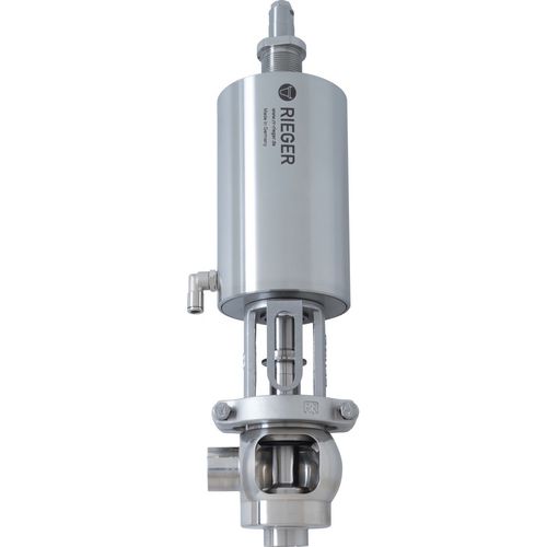 Valvola di sovraflusso a saldare - E8 - Gebr. Rieger GmbH + Co. KG - sanitaria / in acciaio inossidabile