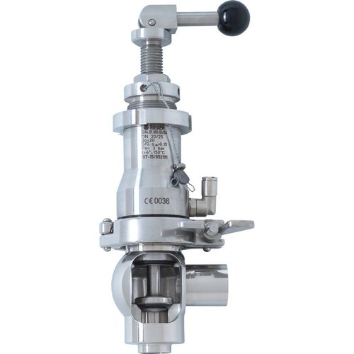 Valvola di sicurezza per gas - SH - Gebr. Rieger GmbH + Co. KG - per vapore / per cisterna / per applicazioni igieniche