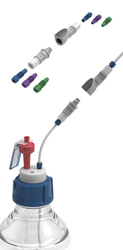 Raccordo per prodotti chimici - 360 series - S.C.A.T. Europe GmbH - rapido / in polipropilene / in PEEK