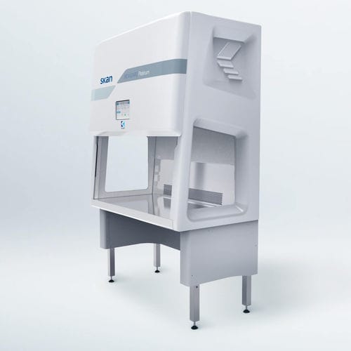 Banco da lavoro in acciaio inossidabile - CW-V series - SKAN AG - per camera bianca