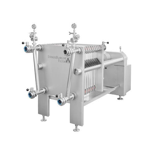 Filtro-pressa a telaio - SF 400/600 B series - Strassburger Filter GmbH & Co. KG - manuale / per vino / per bevande