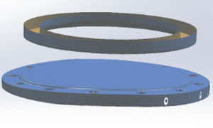Guarnizione in acciaio - TEDIMA GmbH - circolare / radiale / di grandi dimensioni