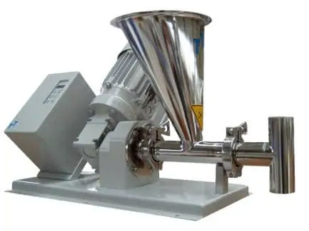 Alimentatore dosatore monovite - ED 40 Q - Three-Tec GmbH - in linea / per granuli / per tramoggia