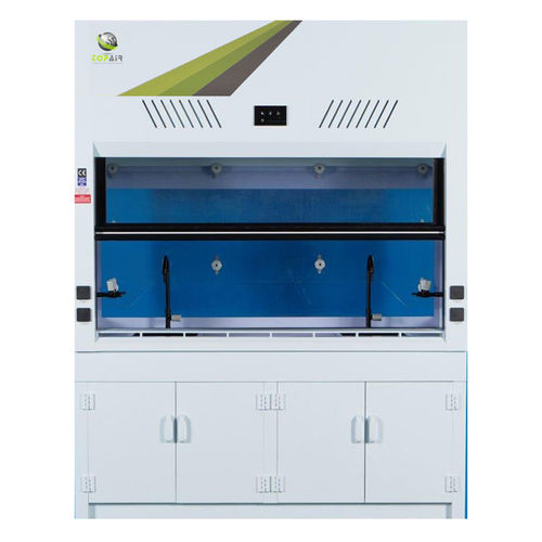 Armadio per estrazione di fumi - FH PP-CB series - TopAir Systems - a pavimento / con sportello trasparente / in polipropilene