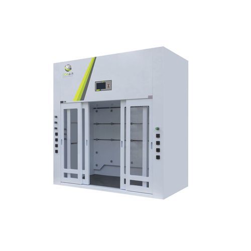 Cappa da laboratorio - FH WI-PP-H series - TopAir Systems - per aspirazione chimica / walk-in / in polipropilene