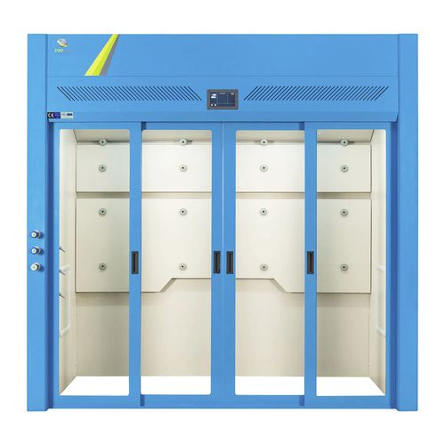 Armadio per estrazione di fumi - FH WI series - TopAir Systems - a pavimento / a porta / in metallo