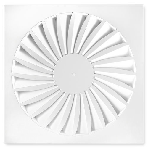 Diffusore d'aria circolare - TDV-SILENTAIR  - Trox GmbH - quadrato / da soffitto / a induzione