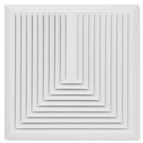 Diffusore d'aria quadrato - DLQ-AK  - Trox GmbH - da soffitto / fisso / a induzione