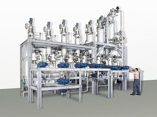 Distillatore per distillazione molecolare - UIC GmbH - per prodotti agroalimentari / per l'industria chimica / per l'industria farmaceutica