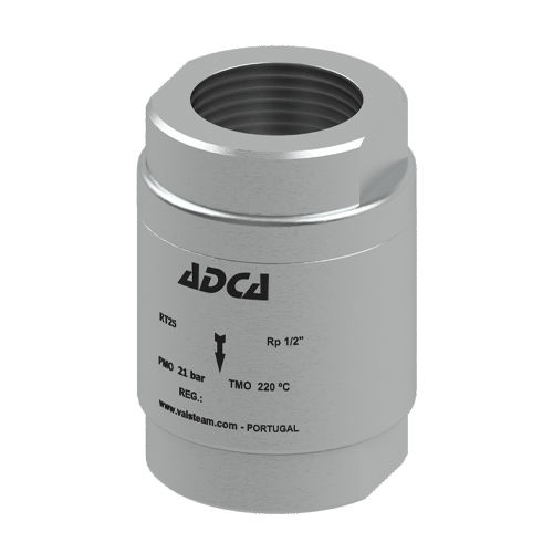 Valvola di ritegno a disco - RT25 - VALSTEAM ADCA Engineering S.A. - PTFE / in acciaio inossidabile / PTFE