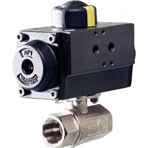 Valvola a sfera - A25 - Vapo Techniek B.V. - con attuatore elettrico / a comando pneumatico / per montaggio su flangia