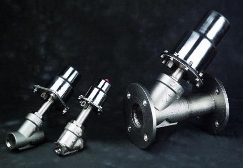 Valvola a otturatore - Vapo Techniek B.V. - a comando pneumatico / manuale / con flangia