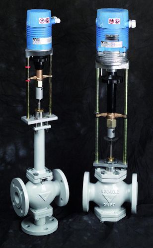 Valvola di controllo - LH - Vapo Techniek B.V. - a otturatore / con attuatore elettrico / con flangia