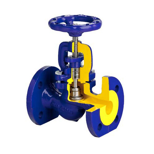 Valvola a globo - 215 - VARIMEX-VALVES Poland Sp.z.o.o. - con volante / per acqua / con flangia