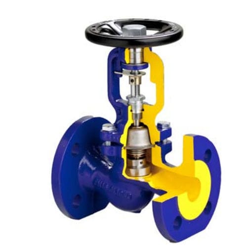 Valvola con tenuta soffietto - 234 - VARIMEX-VALVES Poland Sp.z.o.o. - a globo / con volante / per acqua