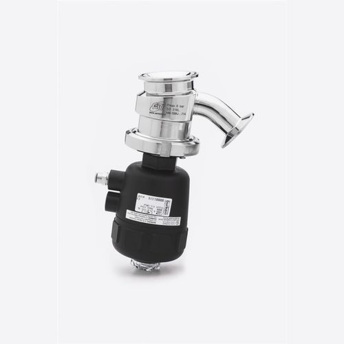 Valvola a membrana - VAK series - AERRE INOX Srl - pneumatica / di arresto / di svuotamento