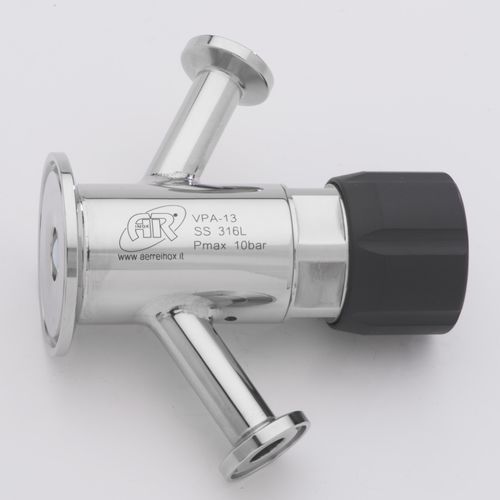 Valvola di campionamento - VPA - AERRE INOX Srl - a membrana / a comando pneumatico / per vapore