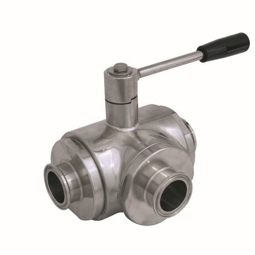 Valvola a sfera - SFT/SFL - AERRE INOX Srl - manuale / in acciaio inox / PTFE