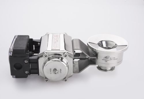 Valvola a farfalla - VFF series - AERRE INOX Srl - manuale / pneumatica / di arresto
