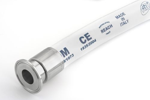 Tubo flessibile in silicone - TTSP - AERRE INOX Srl - per prodotti alimentari / per acqua calda / per vapore