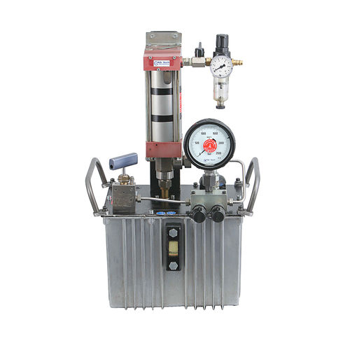 Unità idro-pneumatica con motore elettrico - AS Tech Industrie- und Spannhydraulik GmbH - per tenditore di bulloni / mobile