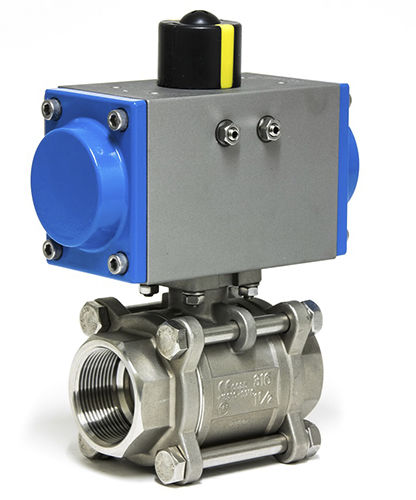 Valvola a sfera - PKI - bar pneumatische Steuerungssysteme GmbH - pneumatica / di arresto / in acciaio inossidabile