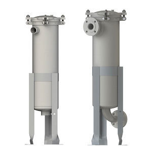 Carter per filtro monosacco - BTC series - BEA Technologies S.p.A. - per liquido / in acciaio inossidabile