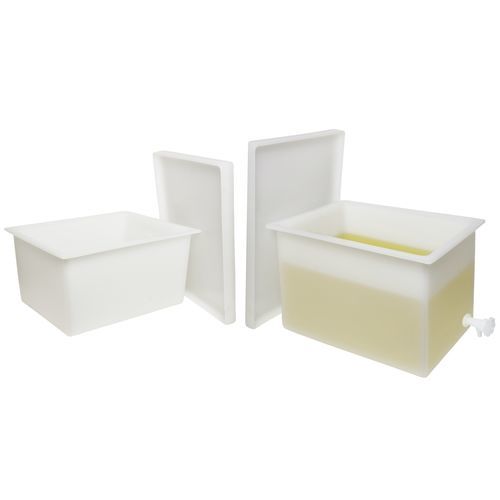 Serbatoio in polietilene - H340 series - Bel-Art Products - in PVC / rettangolare