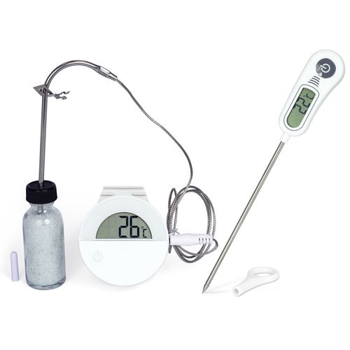 Termometro con sonda - B6091 series - Bel-Art Products - con display LED / °C / °F