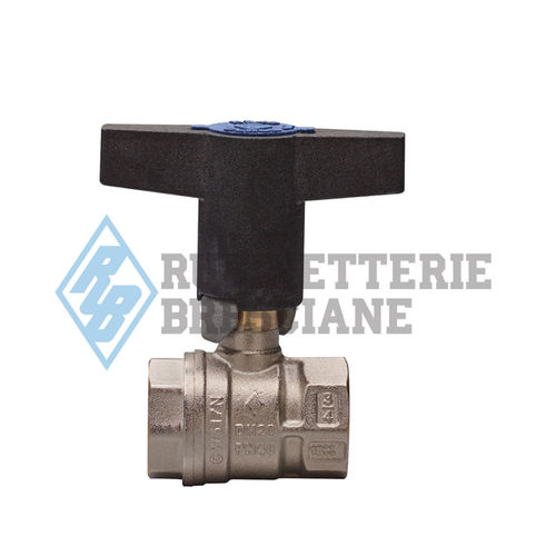 Valvola a sfera - UNI-SFER 1530 - BONOMI GMBH - manuale / di controllo / per acqua