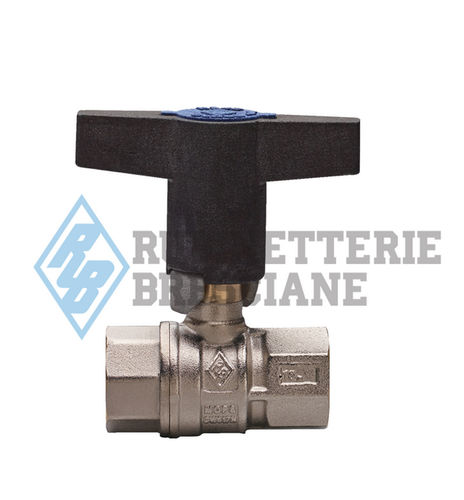 Valvola a sfera - SUPER-SFER 1630 - BONOMI GMBH - manuale / per acqua / femmina-femmina