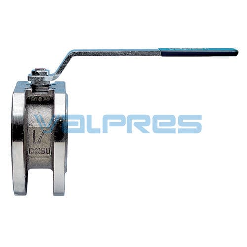 Valvola a sfera - 720225 series - BONOMI GMBH - a leva / con flangia / wafer