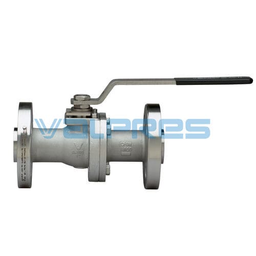 Valvola a sfera - 68J401 series - BONOMI GMBH - a leva / con flangia / in acciaio inossidabile