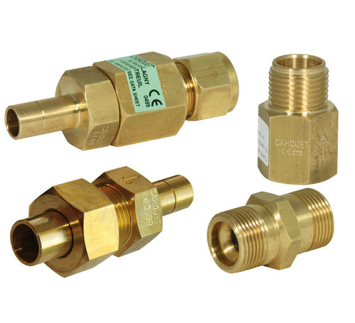 Valvola di ritegno per gas - Cahouet - per ossigeno / maschio / a bassa pressione