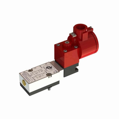 Elettrovalvola a comando assistito - MNF532-D - EUROTEC Antriebszubehör GmbH - a 5 vie / aria / Namur