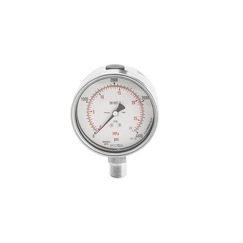 Manometro assoluto - GA-63-NS4-4000PB - FITOK GmbH - con quadrante / filettato / in acciaio inossidabile
