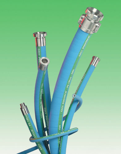Tubo flessibile per prodotti chimici - POLYTECH®  - GECITECH SAS - per prodotti alimentari / in EPDM / in acciaio inossidabile