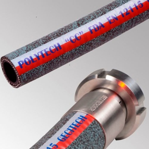Tubo flessibile per prodotti alimentari - POLYTECH® CC - GECITECH SAS - in acciaio inossidabile / in acciaio galvanizzato / in PFA