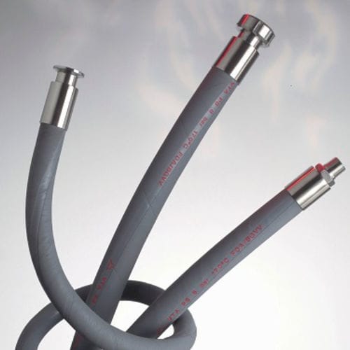 Tubo flessibile per prodotti alimentari - VTA® - GECITECH SAS - in elastomero / in acciaio / in acciaio inossidabile