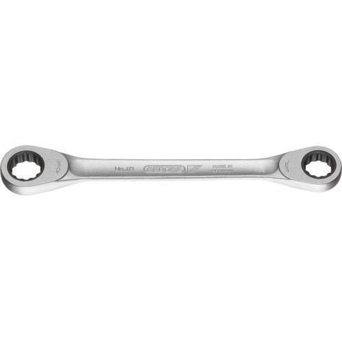 Chiave poligonale in acciaio - Nr. 4 R - GEDORE Tool Center KG - in cromo / a testa esagonale / doppia