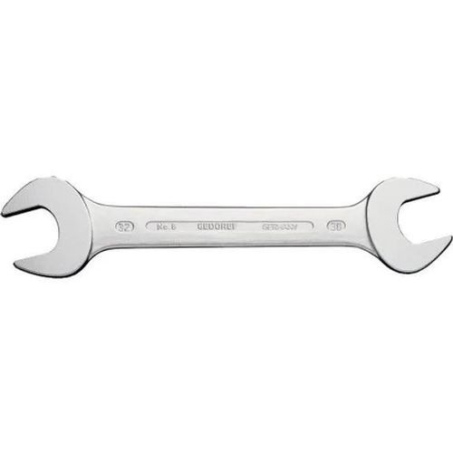 Chiave a forchetta in acciaio - 0015073826 - GEDORE Tool Center KG - in cromo / doppia
