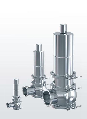 Valvola di sicurezza per gas - Hygienic 4000 series - Goetze KG - pneumatica / a membrana
