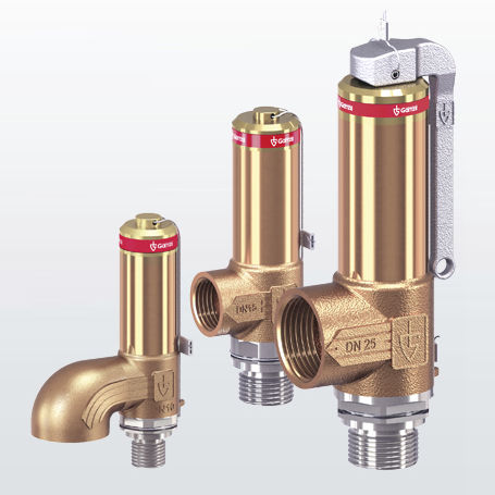 Valvola di sicurezza per gas - 2480 series - Goetze KG - per condotto / filettata